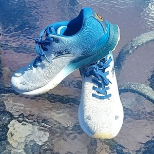 RaceFaster Running Sneakers, men's  10.5 blue/white